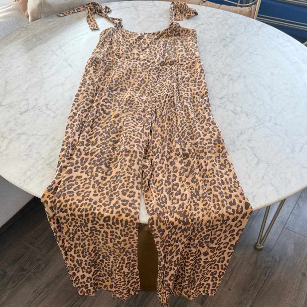 Faithfull the Brand Animal Print Jumpsuit